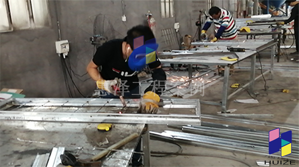 东莞夹层楼板项目生产车间